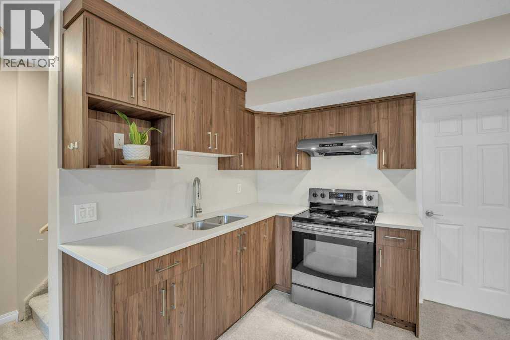 550 Copperfield Boulevard Se, Calgary, AB - Indoor Photo Showing Kitchen With Double Sink