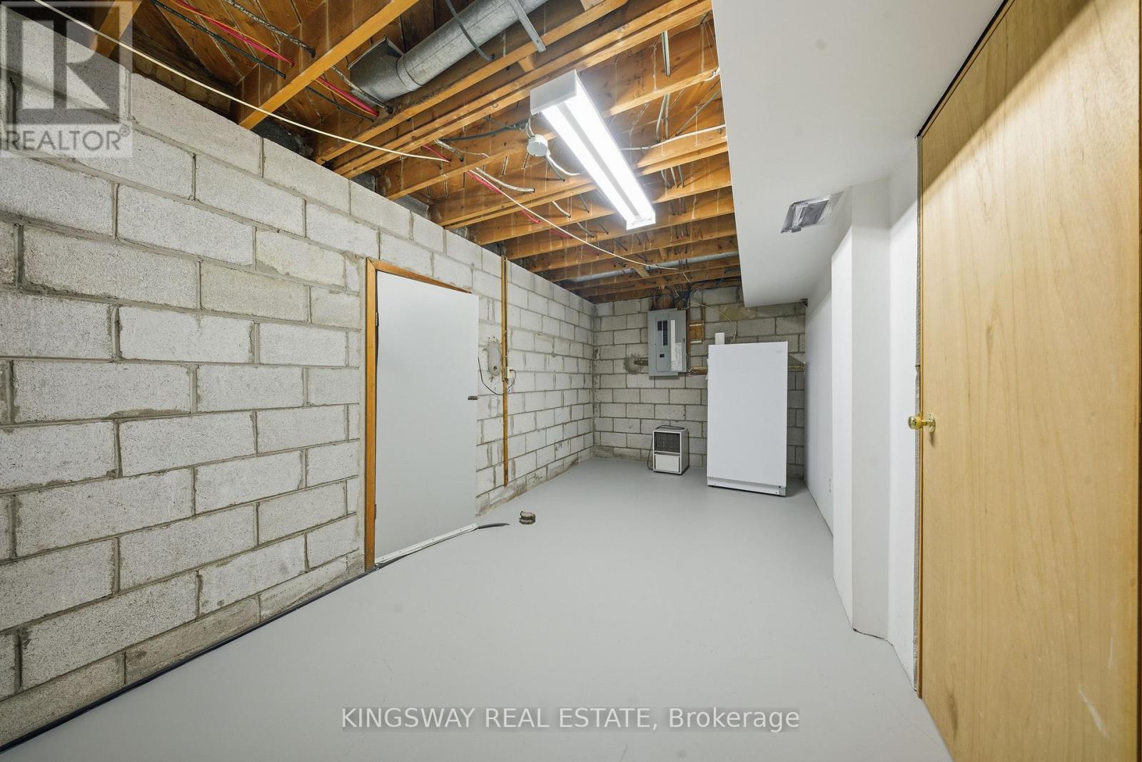 Furnace area and storage - 163 Floradale Drive, Mississauga, ON - Indoor Photo Showing Basement