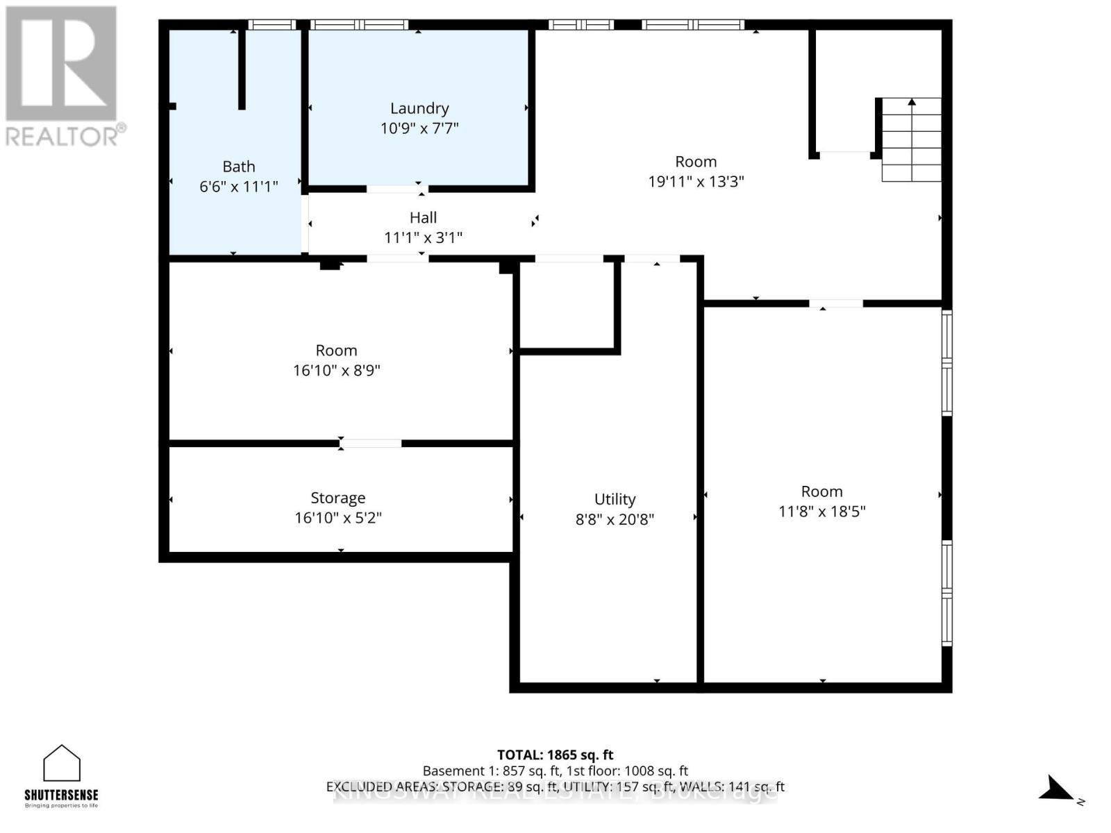 Basement Floor Plan - 163 Floradale Drive, Mississauga, ON - Other