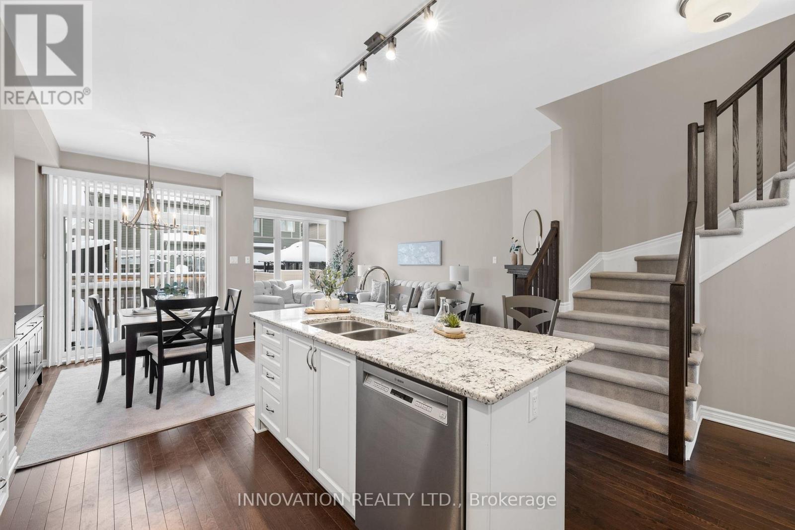13 Merrill Street, Ottawa, ON - Indoor Photo Showing Kitchen With Double Sink