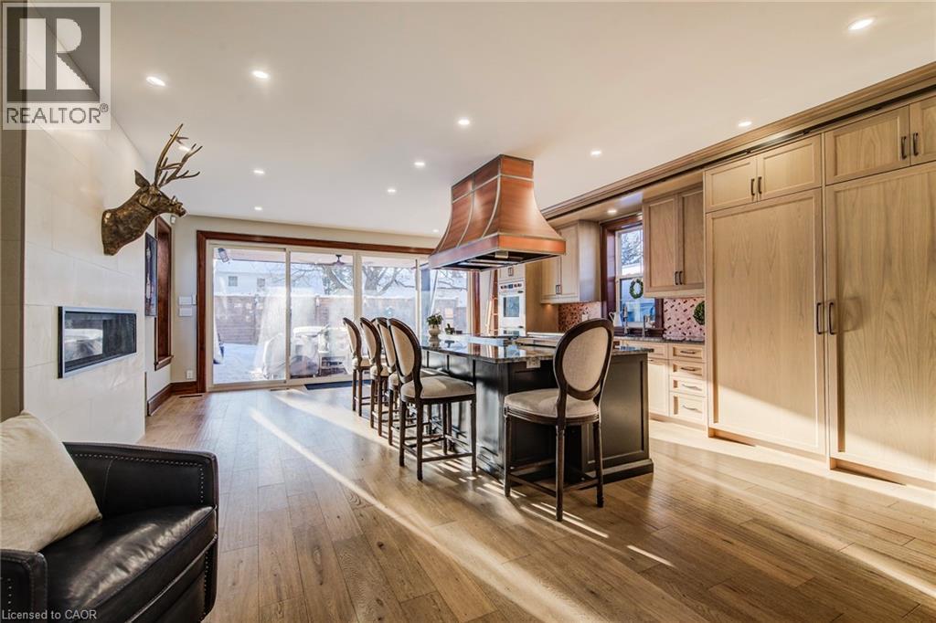 107 Earl Street, Kitchener, ON - Indoor With Fireplace