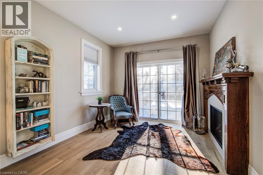107 Earl Street, Kitchener, ON - Indoor With Fireplace
