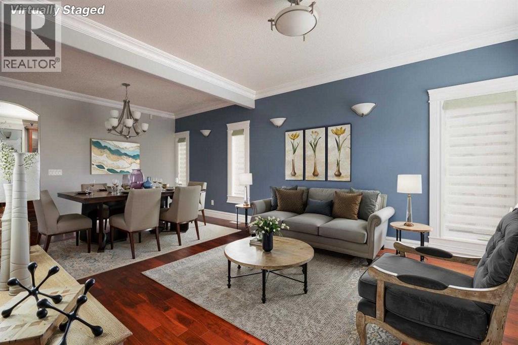 formal living / dining combo virtually staged - 145 Fireweed Crescent, Fort Mcmurray, AB - Indoor Photo Showing Living Room