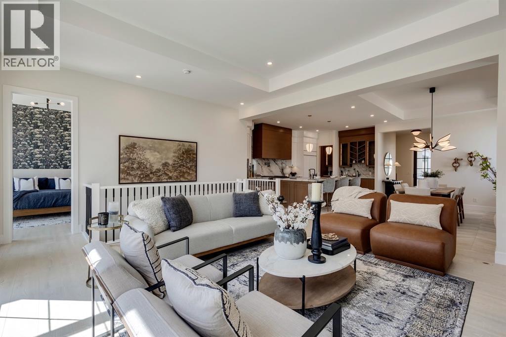 11 Normandy Lane Sw, Calgary, AB - Indoor Photo Showing Living Room