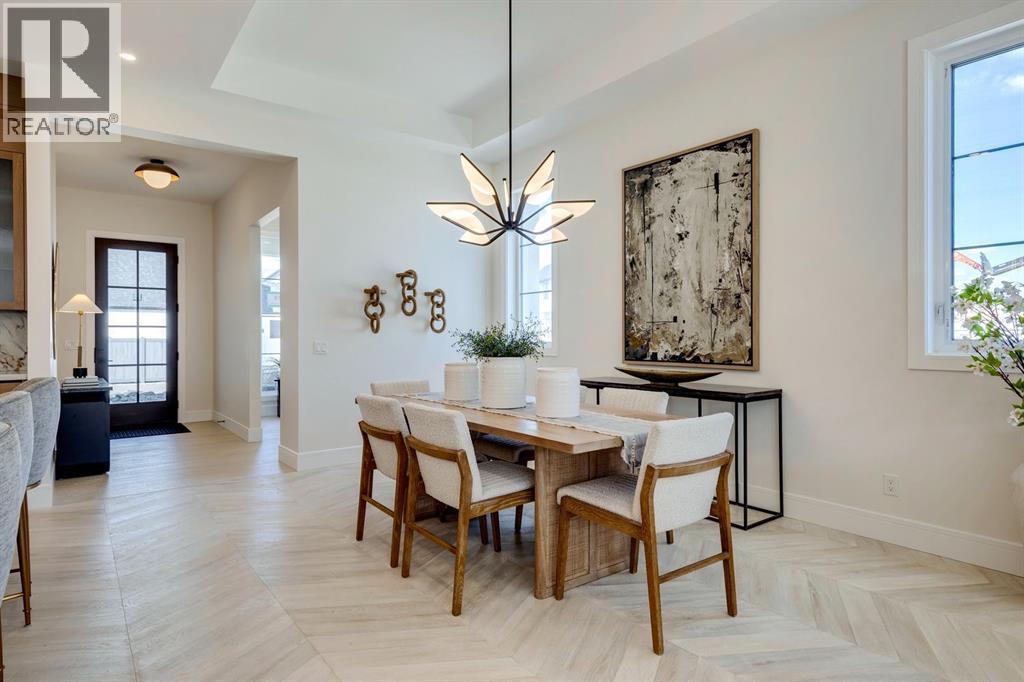 11 Normandy Lane Sw, Calgary, AB - Indoor Photo Showing Dining Room