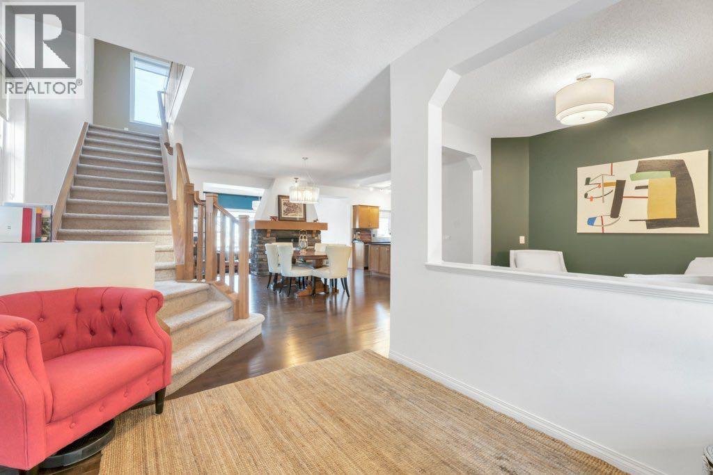 360 Parkmere Green, Chestermere, AB - Indoor Photo Showing Living Room