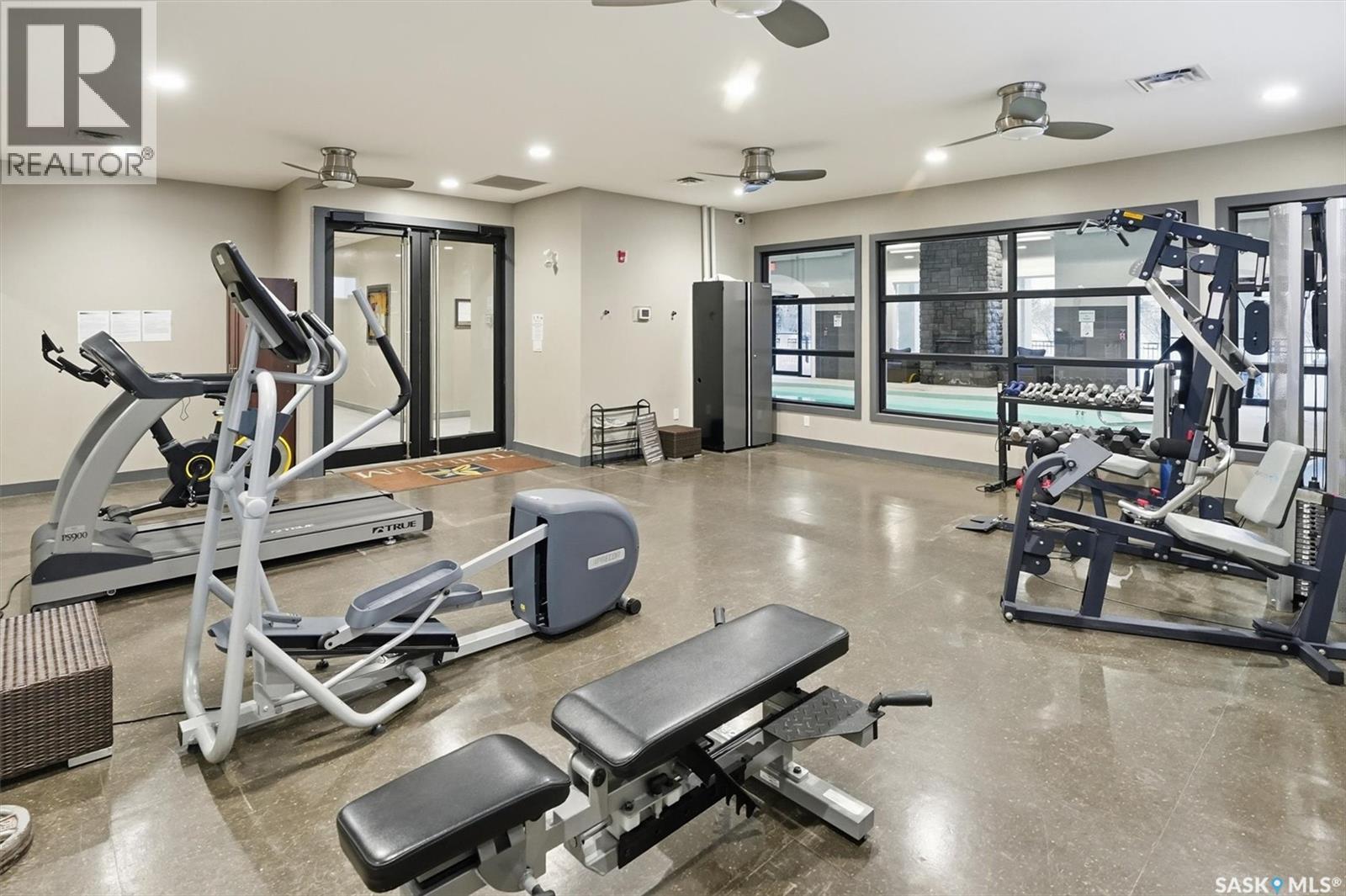 207C 415 Hunter Road, Saskatoon, SK - Indoor Photo Showing Gym Room