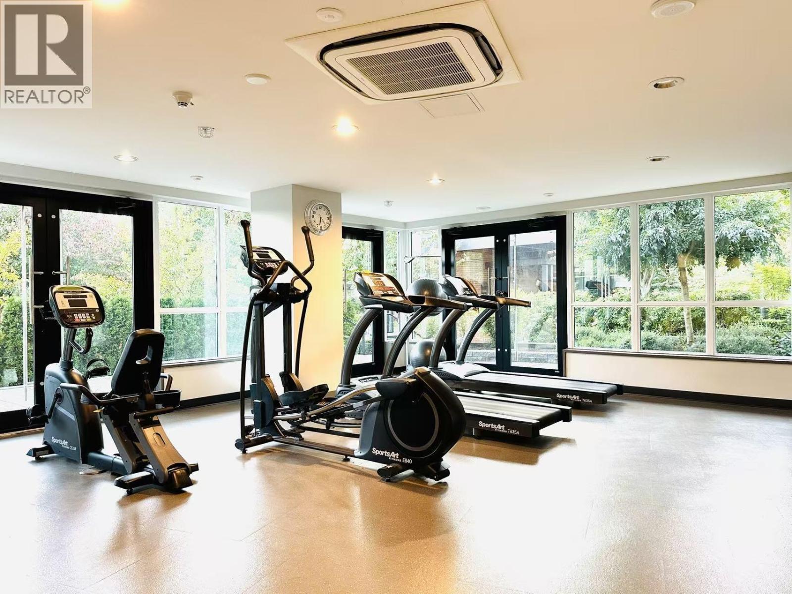 3100 Windsor Gate, Coquitlam, BC - Indoor Photo Showing Gym Room