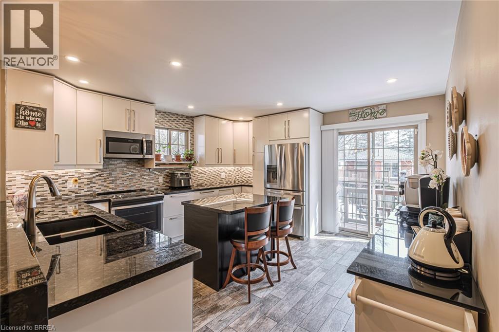 52 Amelia Street, Paris, ON - Indoor Photo Showing Kitchen With Double Sink With Upgraded Kitchen