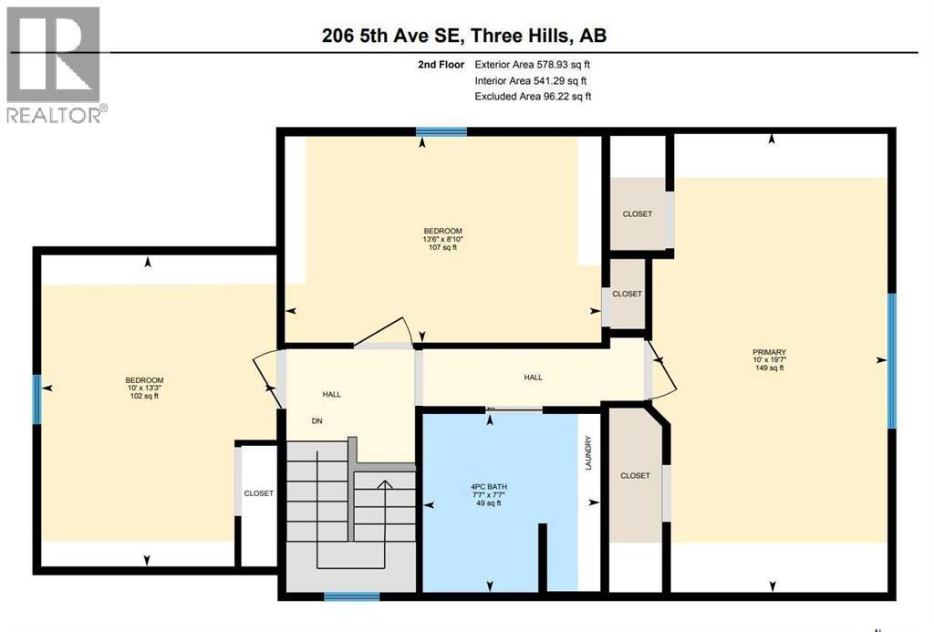 Upper Level - 206 5 Avenue Se, Three Hills, AB - Other