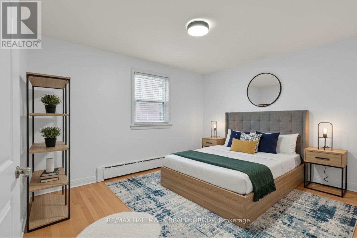 Unit # 2 -Bedroom l (Virtually staged) - 55 Ivy Crescent, Ottawa, ON - Indoor Photo Showing Bedroom