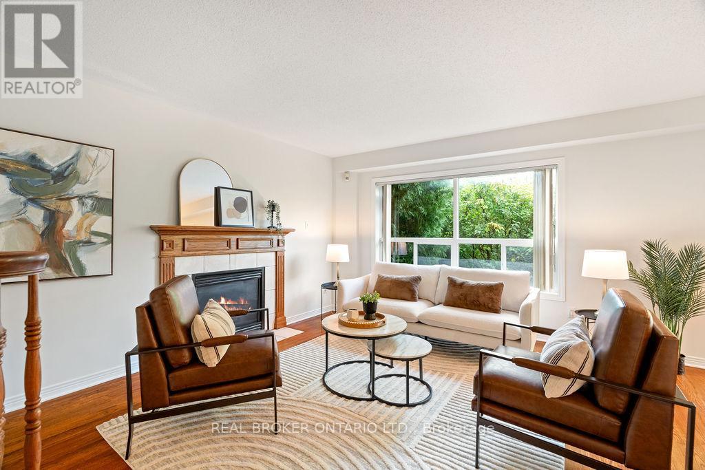 2 Sherring Crescent, Ottawa, ON - Indoor Photo Showing Living Room With Fireplace