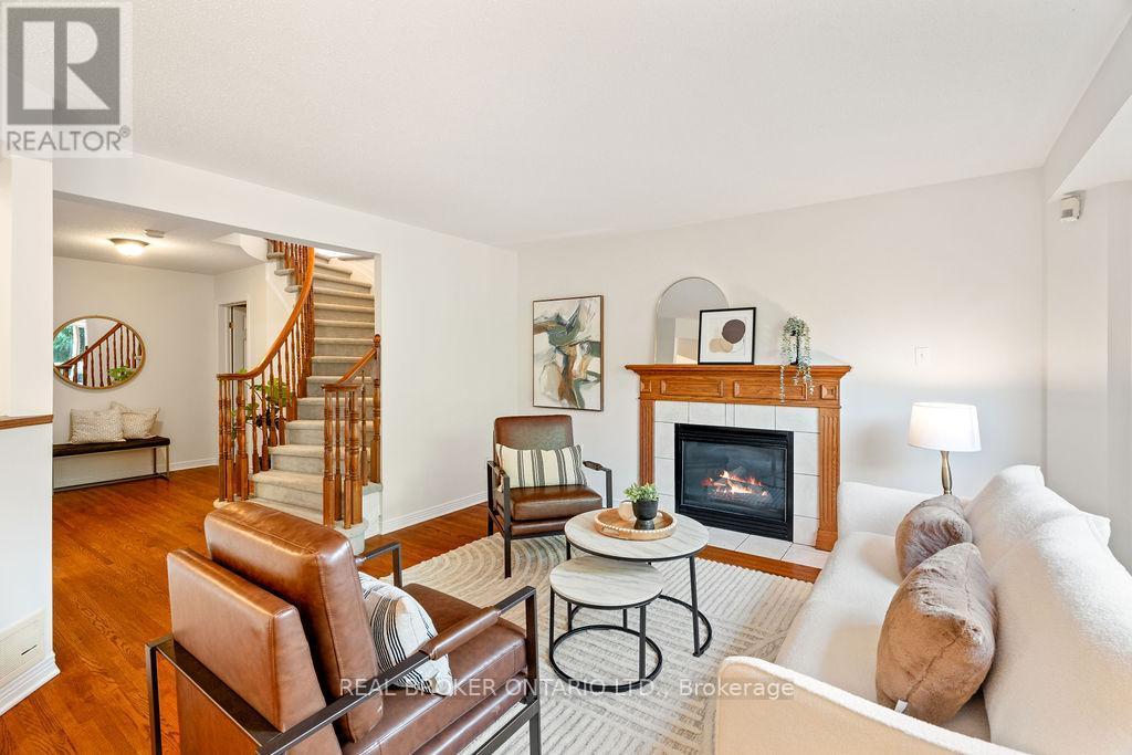 2 Sherring Crescent, Ottawa, ON - Indoor Photo Showing Living Room With Fireplace