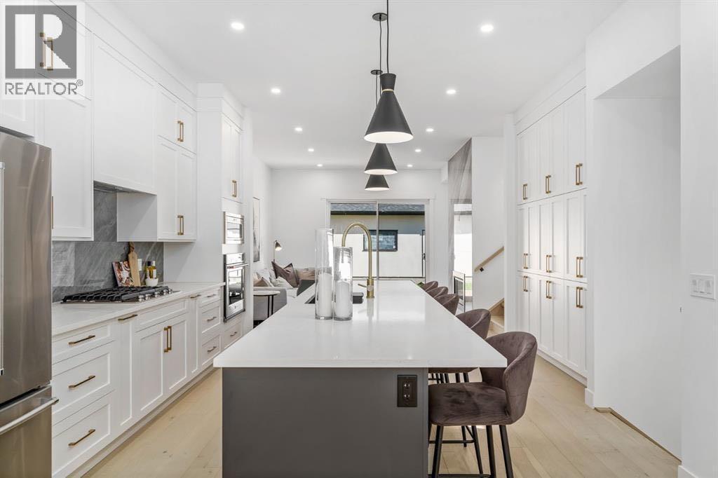 Sample from Developer's past project - 2910 14 Avenue, Calgary, AB - Indoor Photo Showing Kitchen With Upgraded Kitchen