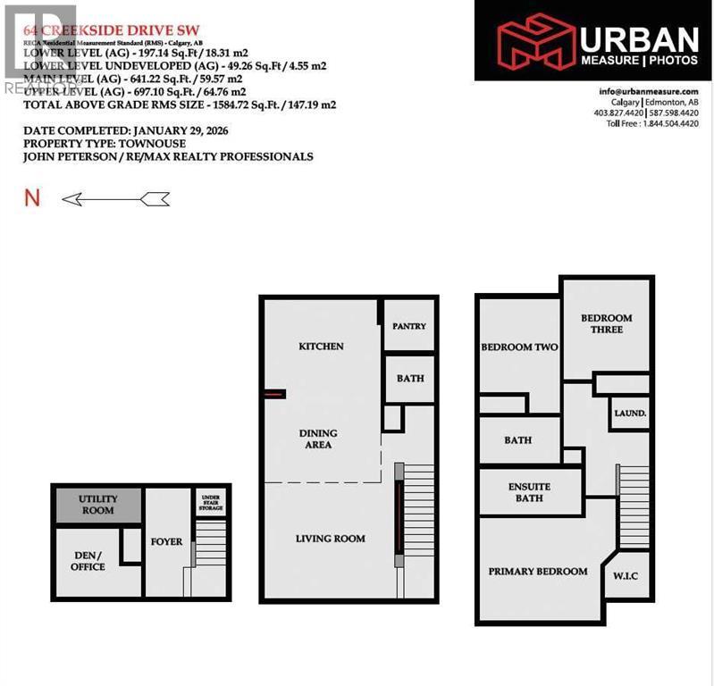 Floor plan - 64 Creekside Drive Sw, Calgary, AB - Other