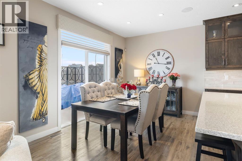 8 Emberside Glen, Cochrane, AB - Indoor Photo Showing Dining Room