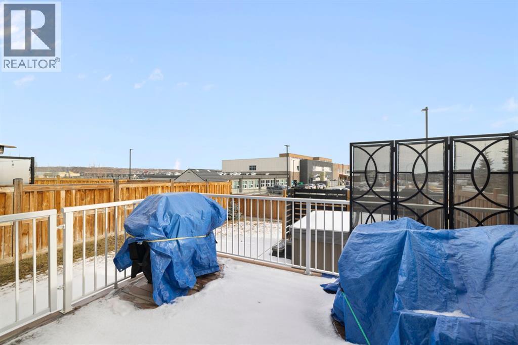 8 Emberside Glen, Cochrane, AB - Outdoor With Deck Patio Veranda