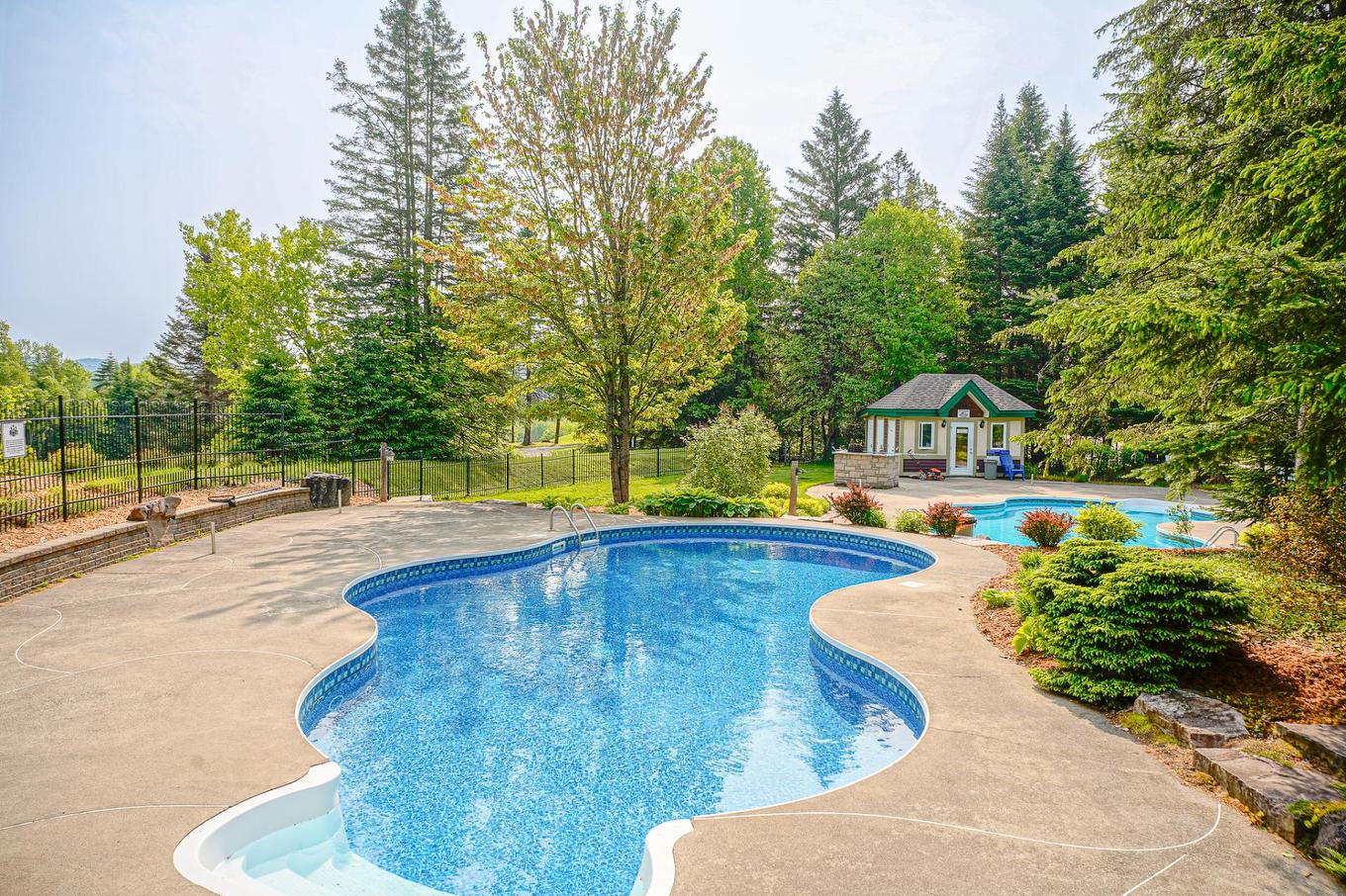 Piscine - 1752 Ch. Du Golf, Mont-Tremblant, QC - Outdoor With In Ground Pool With Backyard