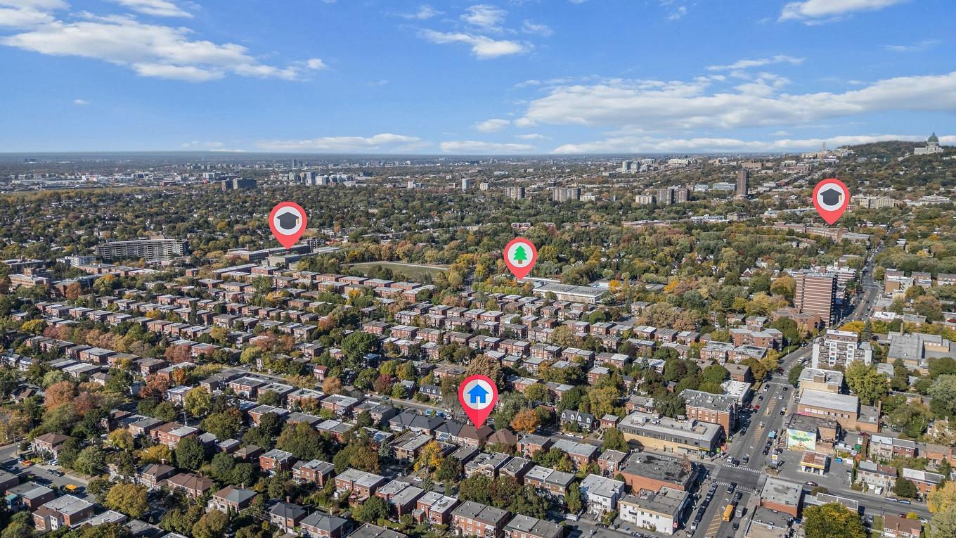 Aerial photo - 4900 Boul. Cavendish, Montréal (Côte-Des-Neiges/Notre-Dame-De-Grâce), QC - Outdoor With View