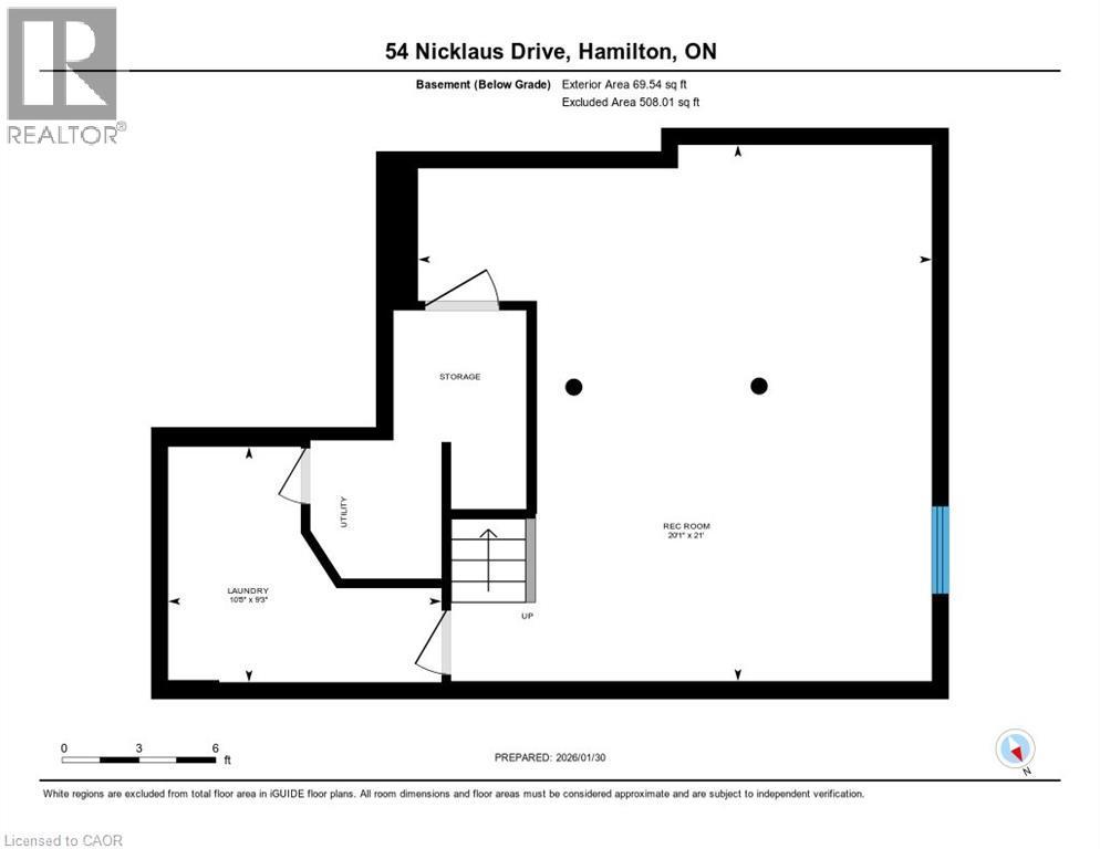 View of property floor plan - 54 Nicklaus Drive, Hamilton, ON - Other