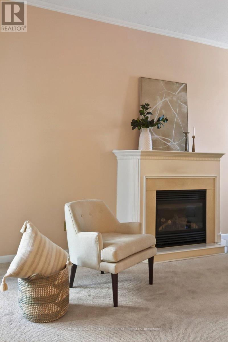 2162 Pauline Court, Burlington, ON - Indoor Photo Showing Living Room With Fireplace