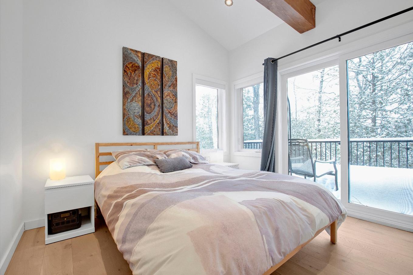 Chambre à coucher principale - 9-1875 Ch. De Georgeville, Magog, QC - Indoor Photo Showing Bedroom