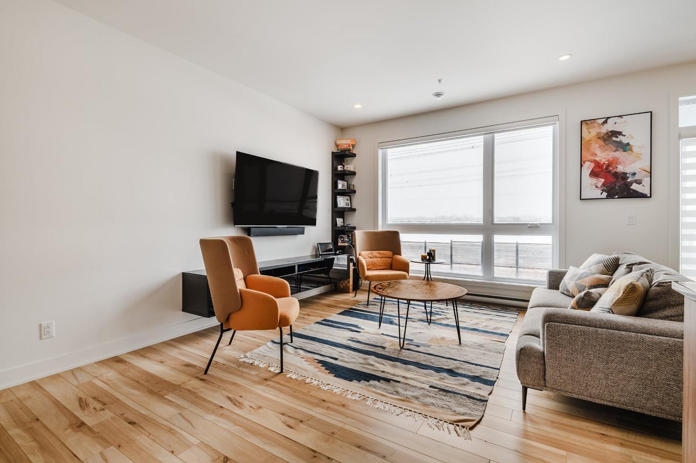 Living room - 206-3660 Rue Roland-Marquette, Longueuil (Saint-Hubert), QC - Indoor Photo Showing Living Room