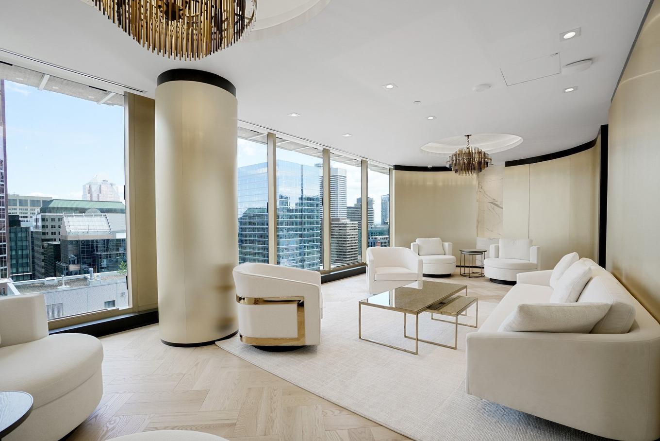 Salle communautaire - Ph2605-2060 Rue Peel, Montréal (Ville-Marie), QC - Indoor Photo Showing Living Room