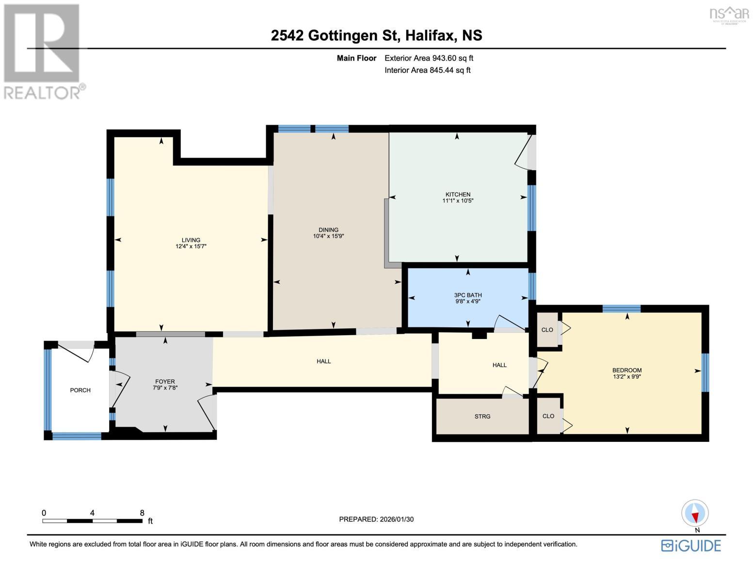 Main floor unit floor plan - 2542 Gottingen Street, Halifax, NS - Other