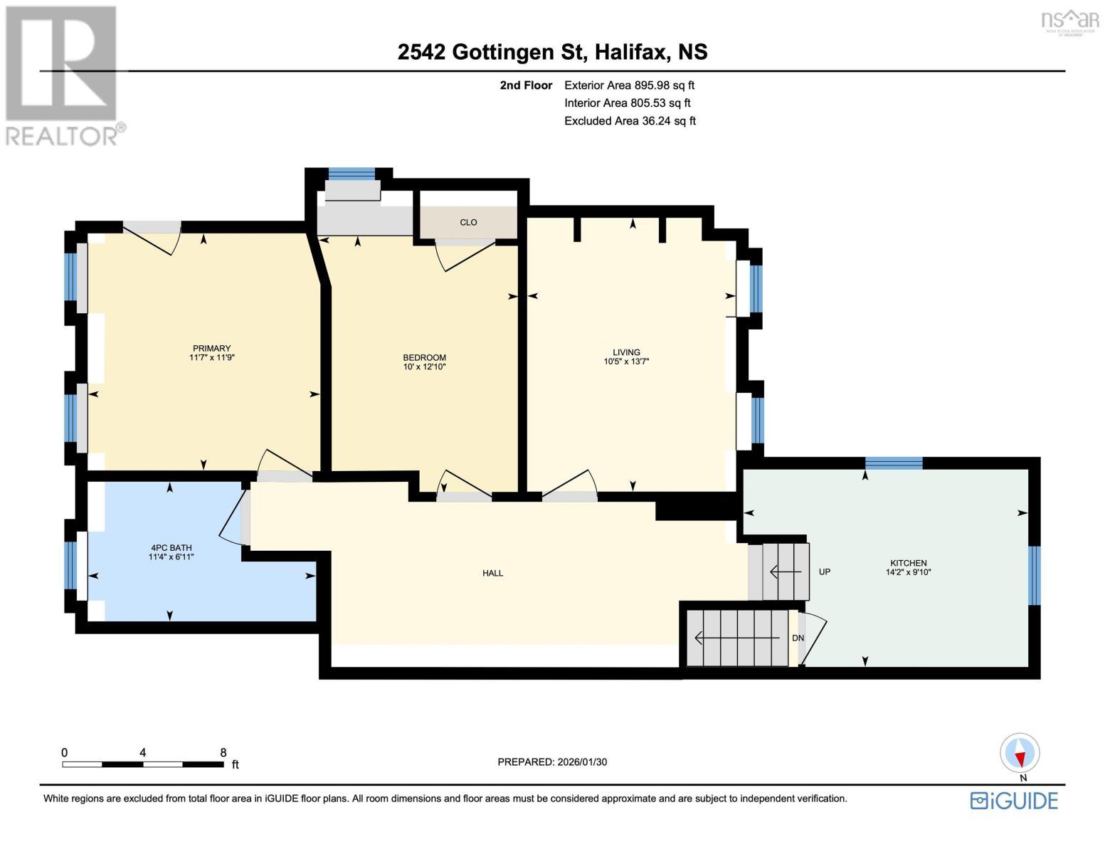Upper unit floor plan - 2542 Gottingen Street, Halifax, NS - Other