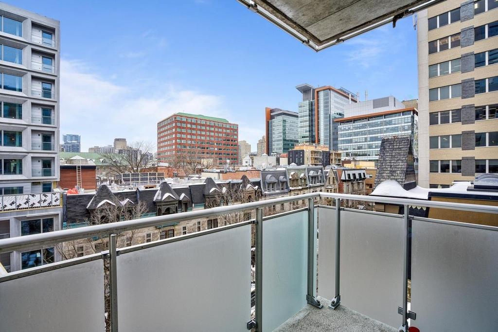 Balcony - 607-1205 Rue Mackay, Montréal (Ville-Marie), QC - Outdoor