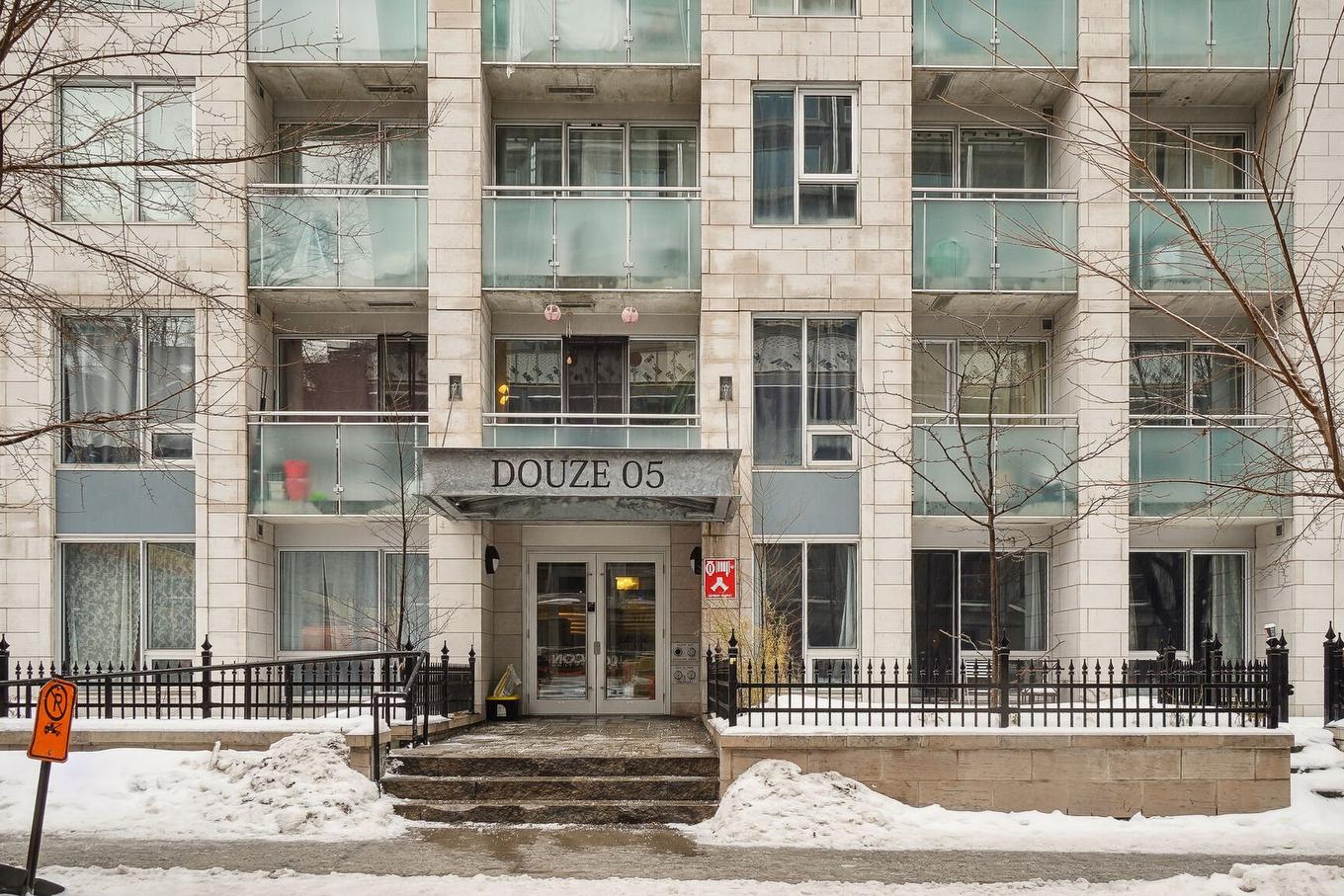 Frontage - 607-1205 Rue Mackay, Montréal (Ville-Marie), QC - Outdoor With Balcony