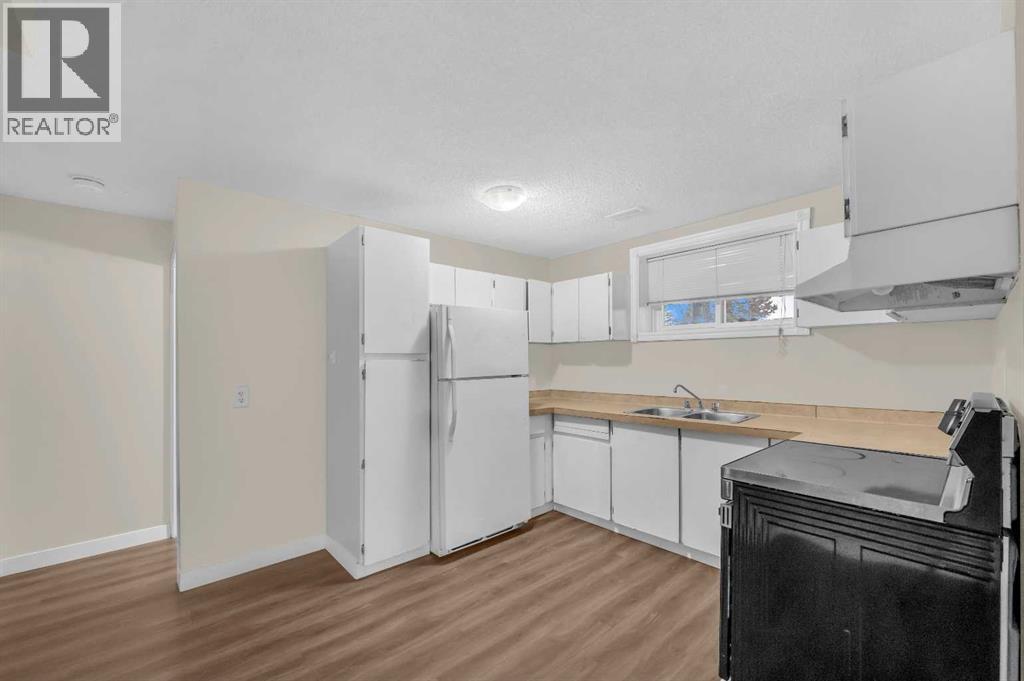 1527 52 Street Se, Calgary, AB - Indoor Photo Showing Kitchen With Double Sink