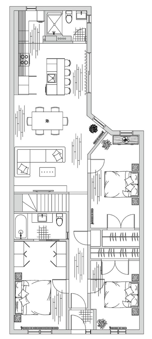 Drawing (sketch) - 6766 Av. Christophe-Colomb, Montréal (Rosemont/La Petite-Patrie), QC - Other