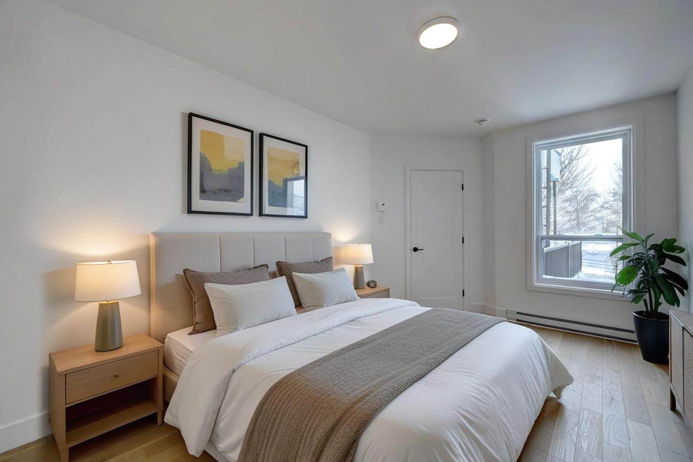 Chambre à coucher principale - 6770 Av. Christophe-Colomb, Montréal (Rosemont/La Petite-Patrie), QC - Indoor Photo Showing Bedroom