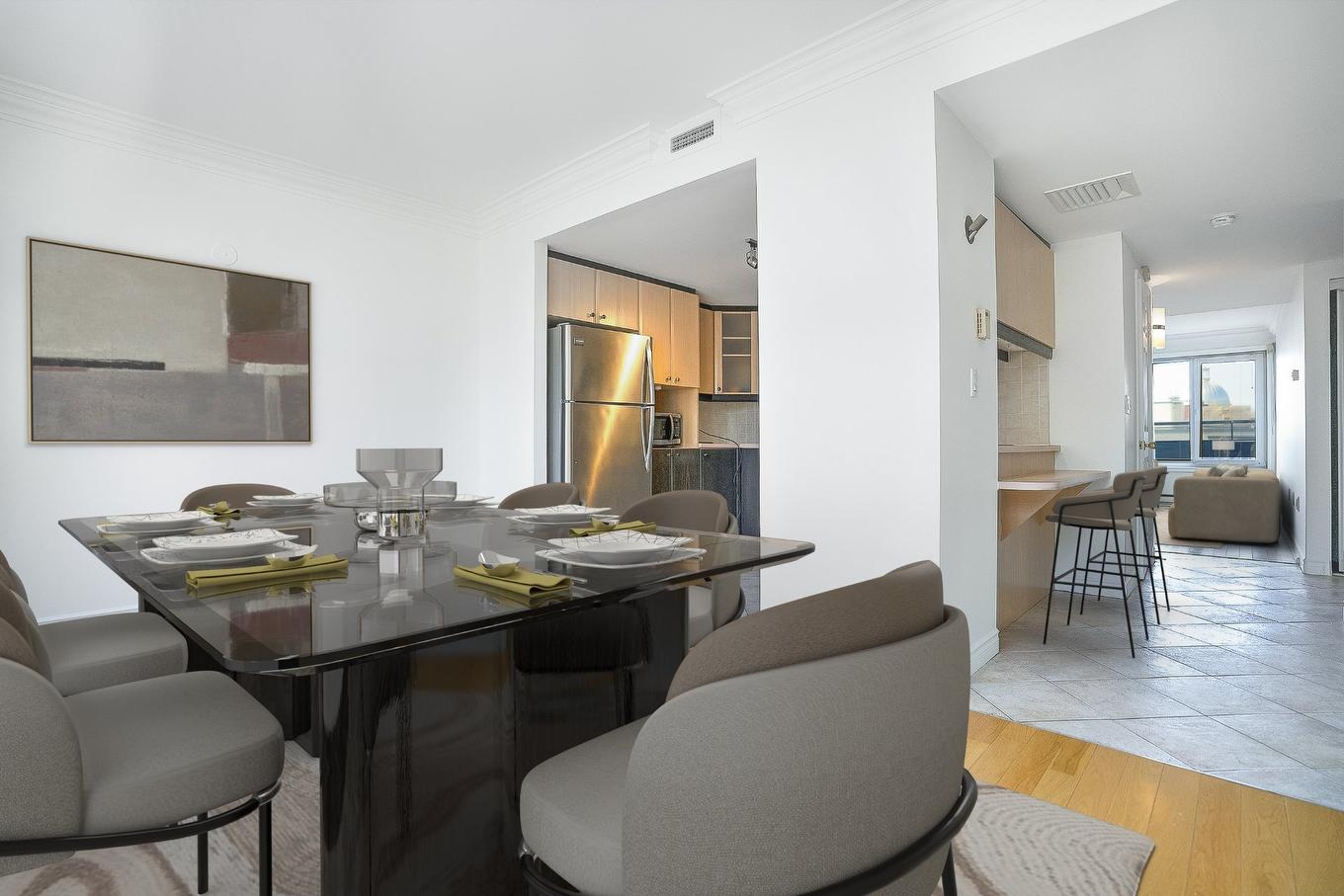 Dining room - 604-355 Rue Berri, Montréal (Ville-Marie), QC - Indoor