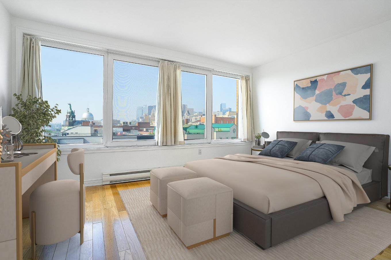 Primary bedroom - 604-355 Rue Berri, Montréal (Ville-Marie), QC - Indoor Photo Showing Bedroom