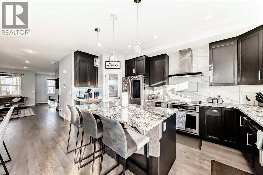 159 Evanscrest Park Nw, Calgary, AB - Indoor Photo Showing Kitchen With Stainless Steel Kitchen With Upgraded Kitchen