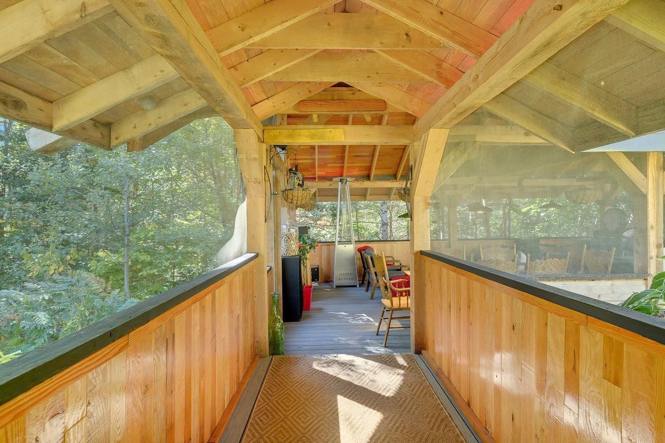 Véranda - 1730 Ch. Du 9E-Rang, Sainte-Lucie-Des-Laurentides, QC - With Exterior