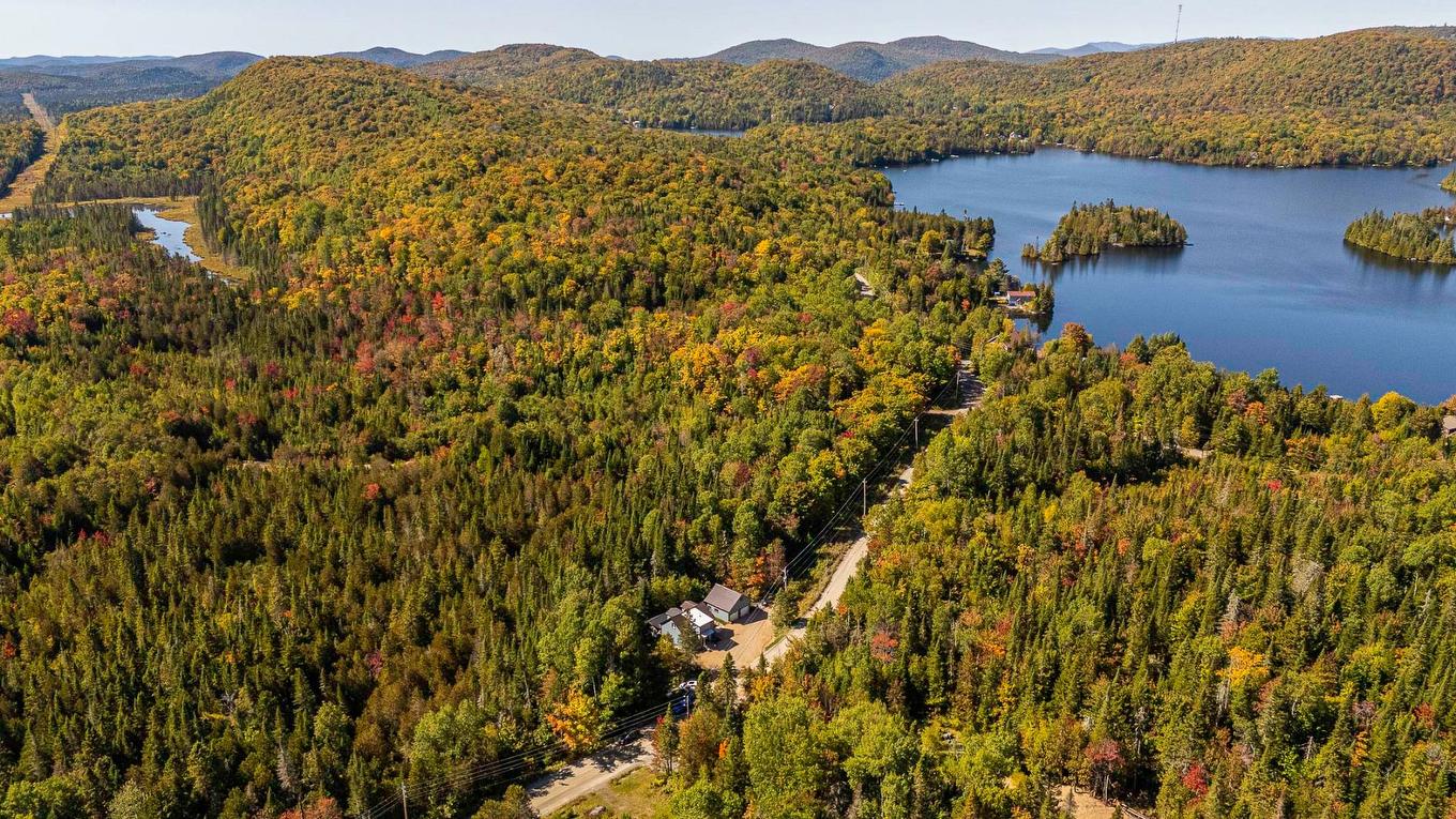 Photo aérienne - 1730 Ch. Du 9E-Rang, Sainte-Lucie-Des-Laurentides, QC - Outdoor With Body Of Water With View