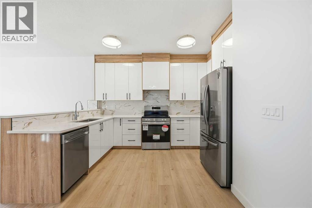 81 Saddlemont Road Ne, Calgary, AB - Indoor Photo Showing Kitchen With Stainless Steel Kitchen