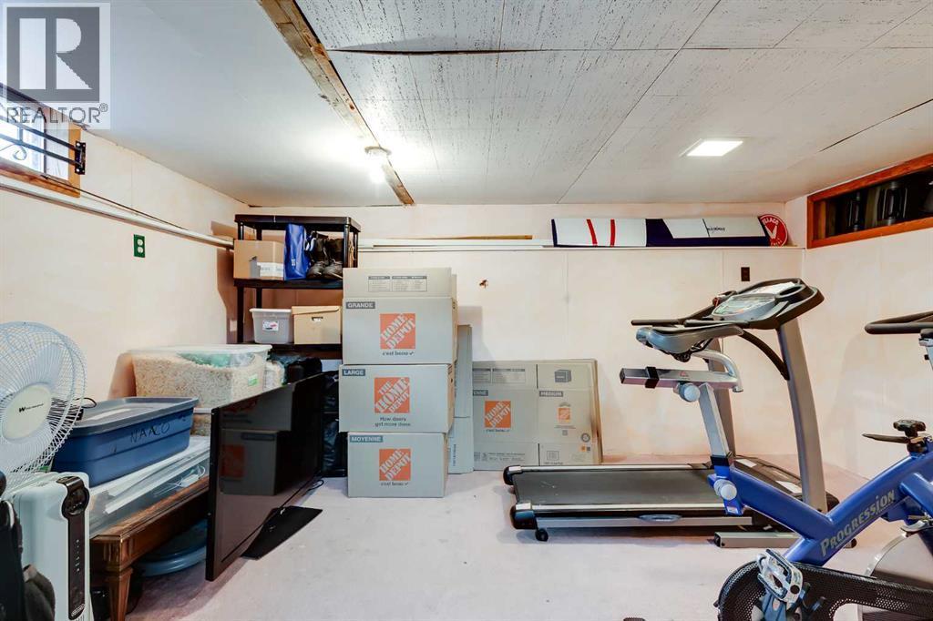 4351 70 Street Nw, Calgary, AB - Indoor Photo Showing Gym Room