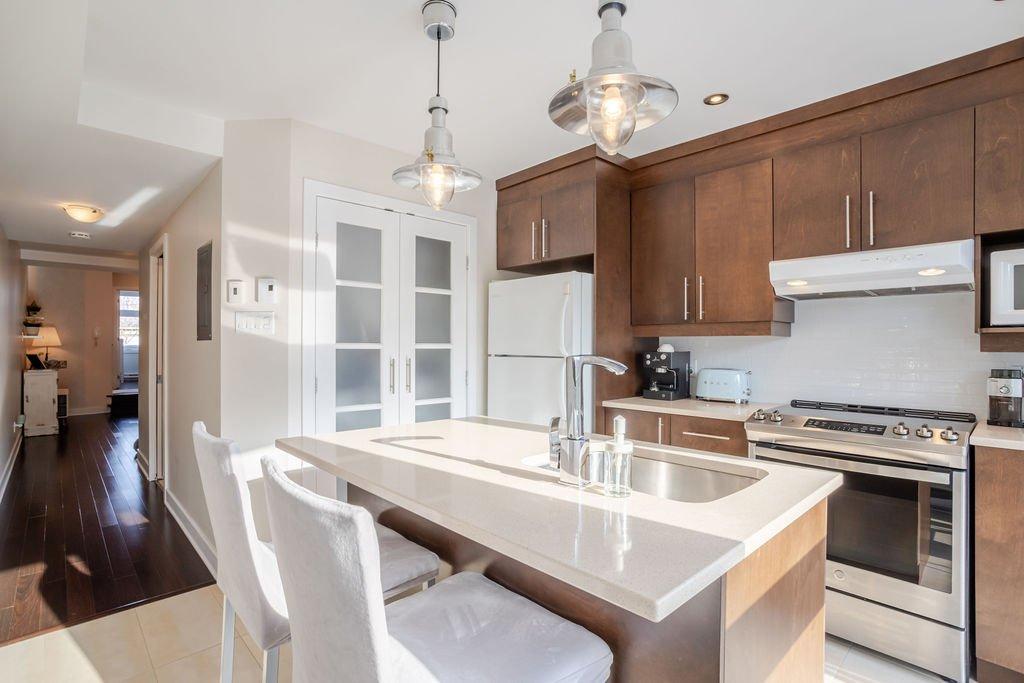 Kitchen - 6556 Rue Chabot, Montréal (Rosemont/La Petite-Patrie), QC - Indoor Photo Showing Kitchen