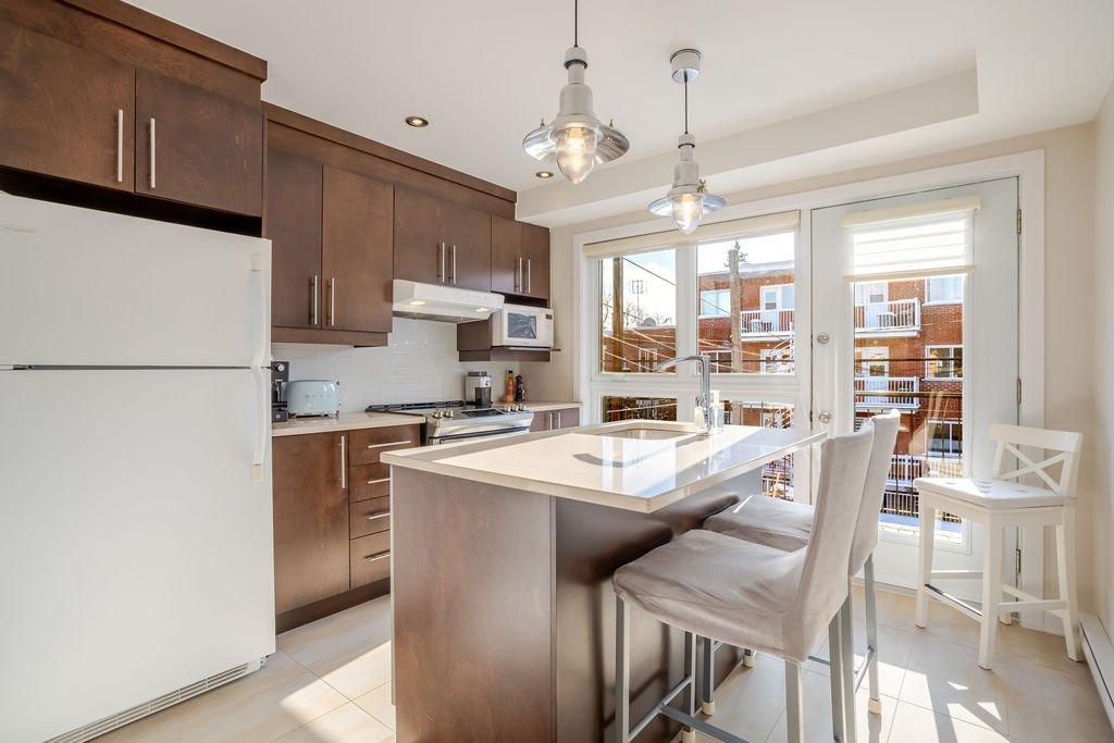 Kitchen - 6556 Rue Chabot, Montréal (Rosemont/La Petite-Patrie), QC - Indoor Photo Showing Kitchen