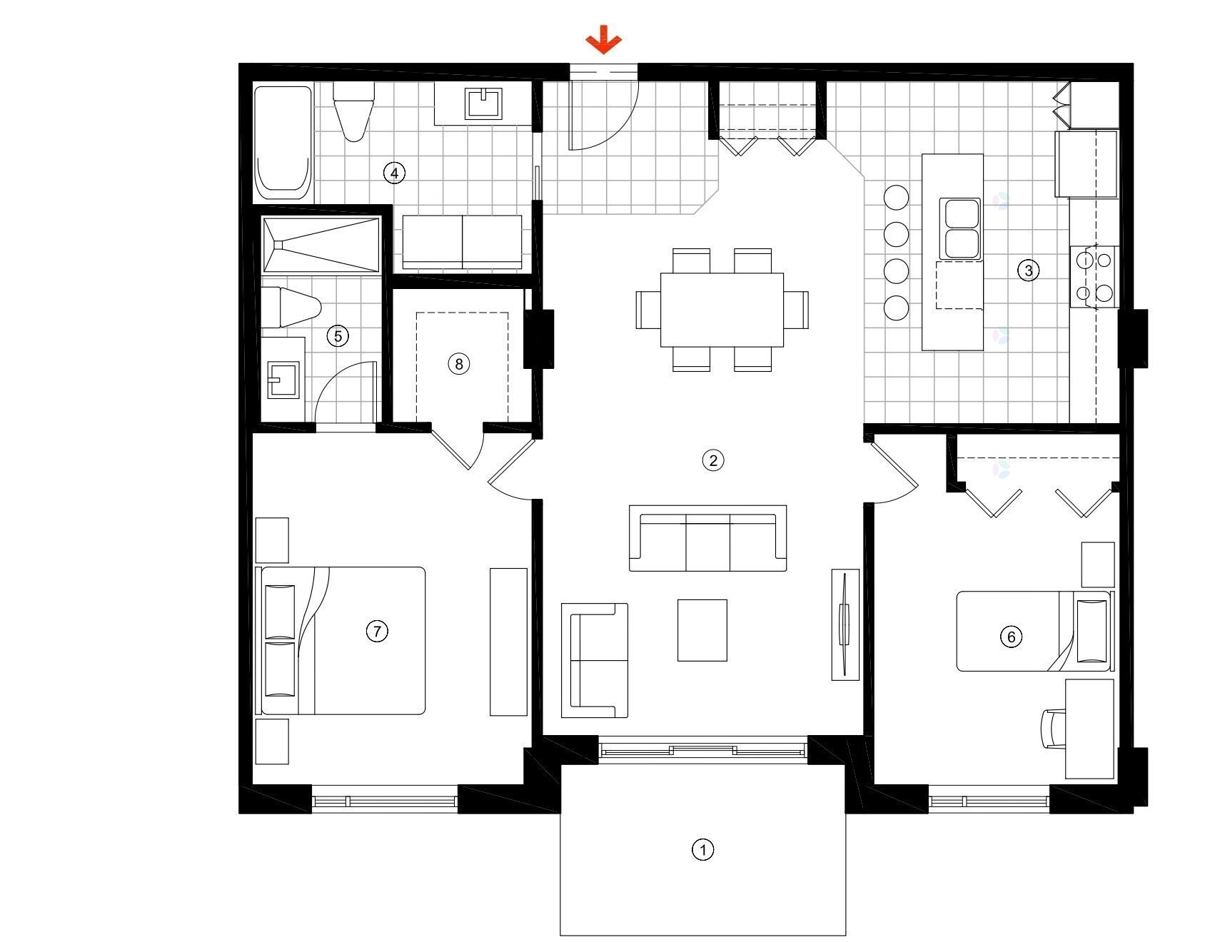 Floor Plan - 407-244 Boul. Hymus, Pointe-Claire, QC - Other