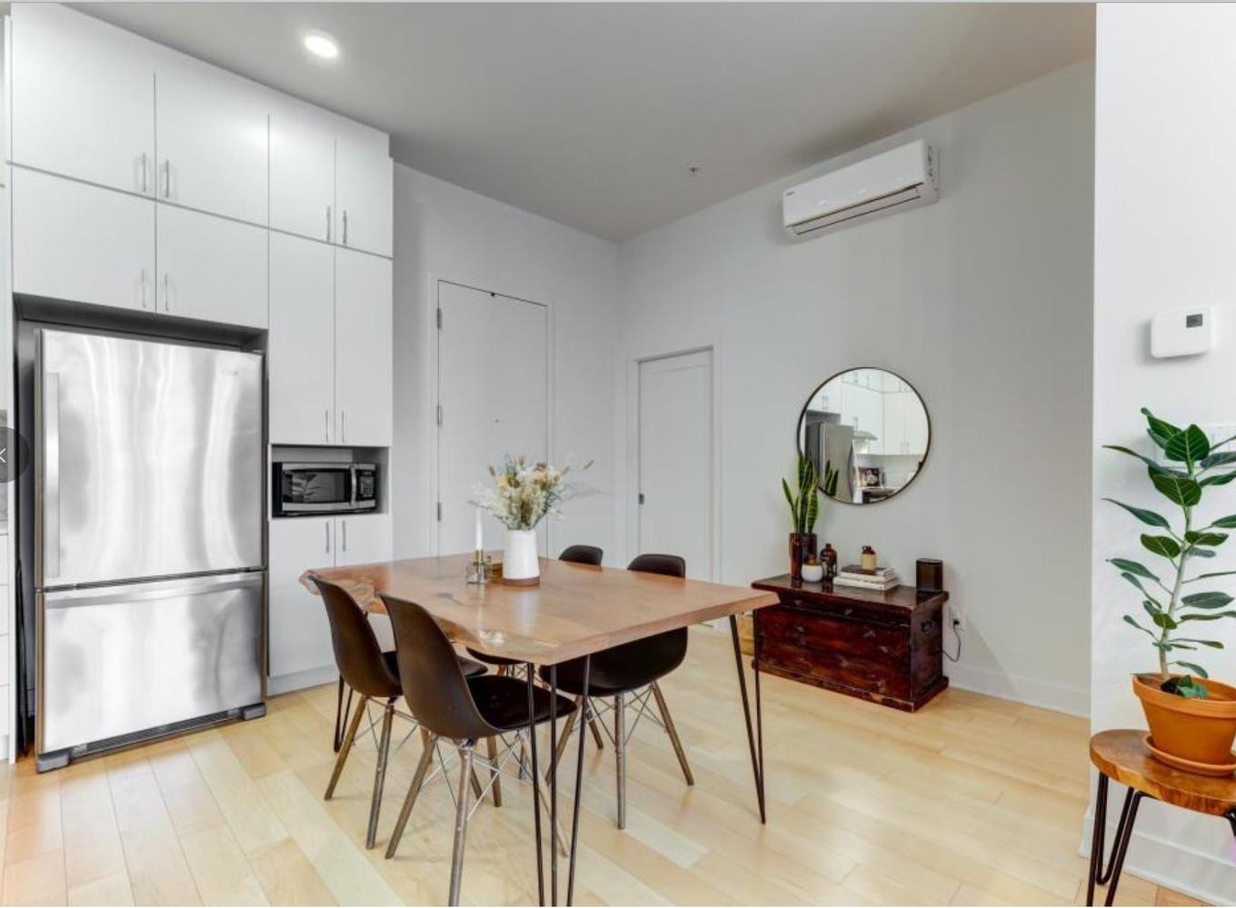 Kitchen - 109-2500 Rue Dandurand, Montréal (Rosemont/La Petite-Patrie), QC - Indoor Photo Showing Dining Room