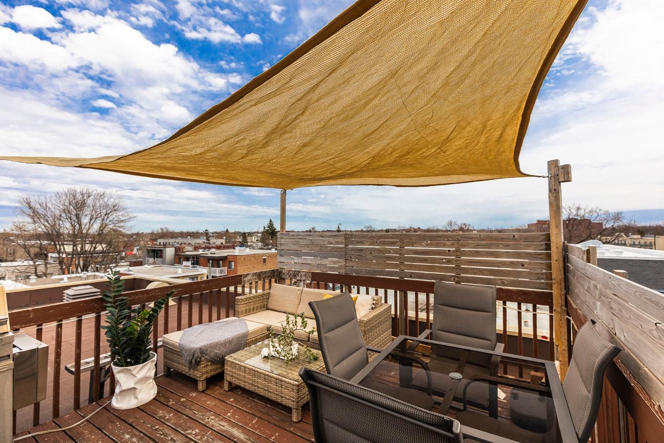 Terrasse - 7243 Boul. St-Michel, Montréal (Villeray/Saint-Michel/Parc-Extension), QC - Outdoor With View With Exterior