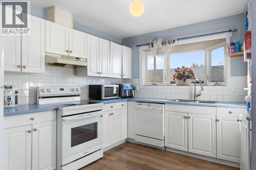 6124 Maddock Drive Ne, Calgary, AB - Indoor Photo Showing Kitchen With Double Sink