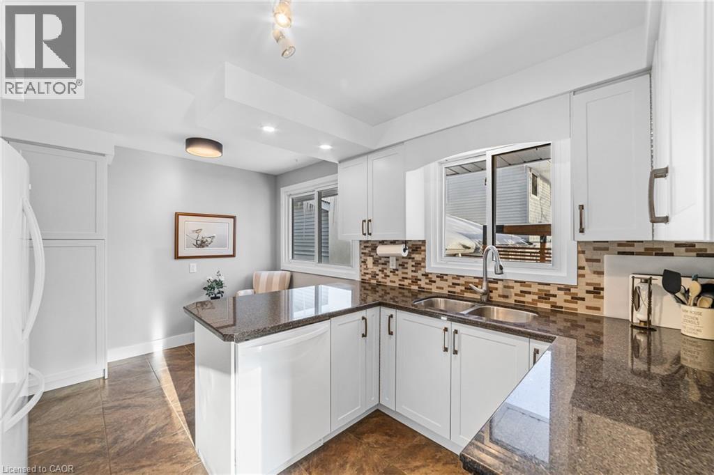 488 Wicklow Road, Burlington, ON - Indoor Photo Showing Kitchen With Double Sink