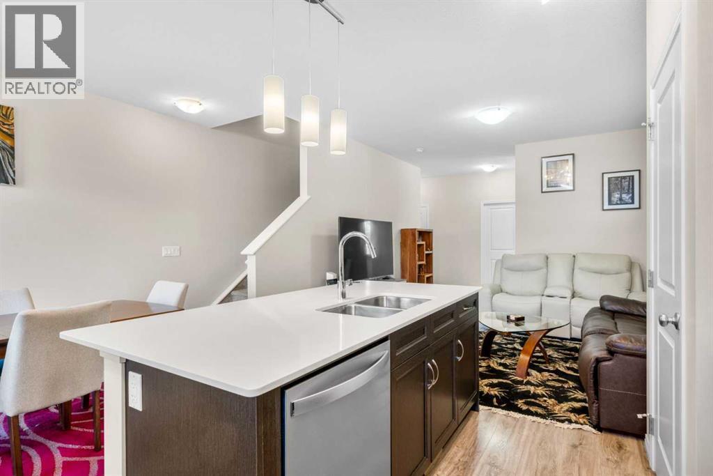 50 Legacy Glen Common Se, Calgary, AB - Indoor Photo Showing Kitchen With Double Sink